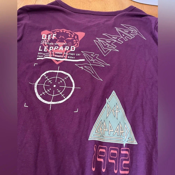 Def Leopard t-shirt Vinyl Icons label, size Large - Picture 2 of 9